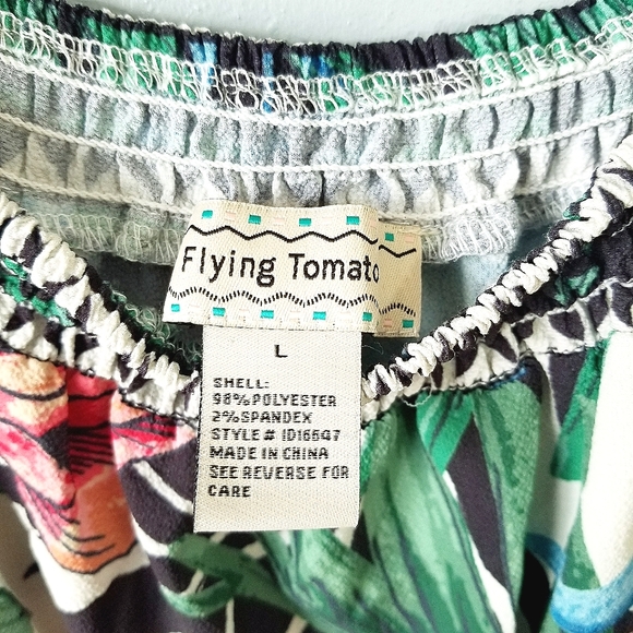 Flying Tomato High Low Floral Dress Size Large - Picture 10 of 10